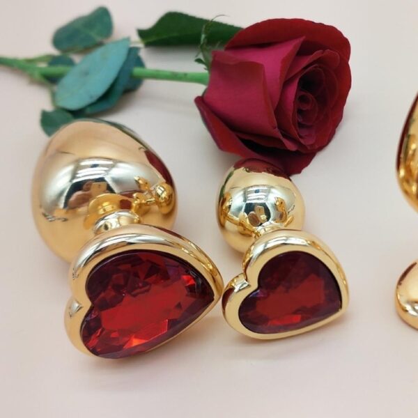 Анальная пробка GOLD HEART